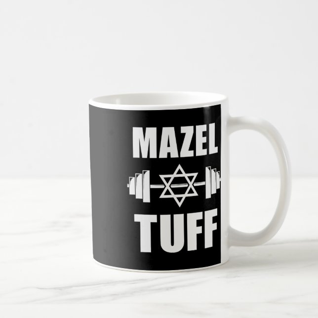 Caneca De Café Mazel Tuff Funny Juewout (Direita)