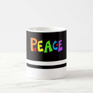 Caneca De Café MAZIPOODLES Paz Arco-íris 2