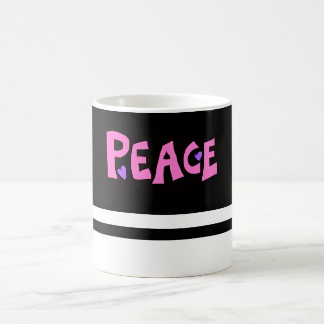 Caneca De Café MAZIPOODLES Paz Rosa 2 (Centro)