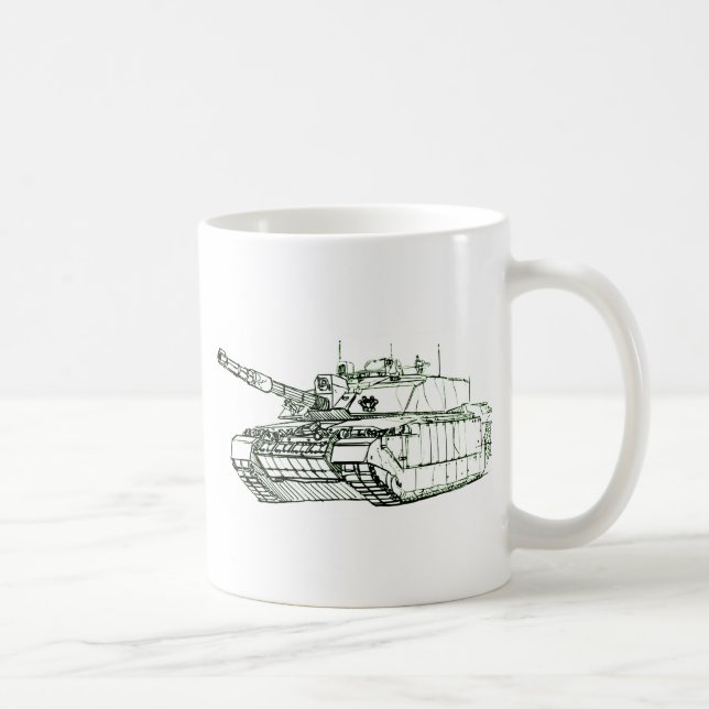 Caneca De Café MBT do desafiador 2 (Direita)