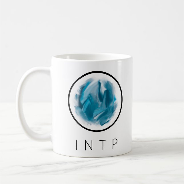 CANECA DE CAFÉ MBTI - INTP (Esquerda)