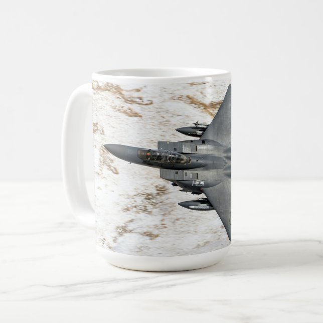 Caneca De Café McDonnell Douglas F-15 Eagle (Frente Esquerda)