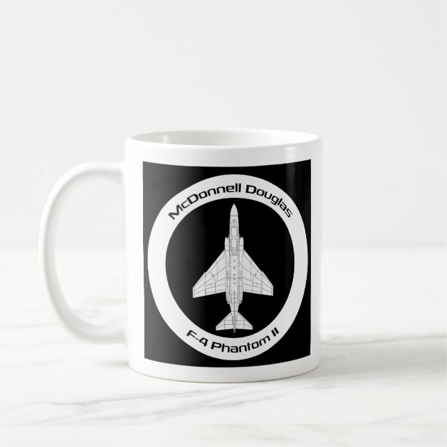 Caneca De Café McDonnell Douglas F-4 Phantom II (Esquerda)