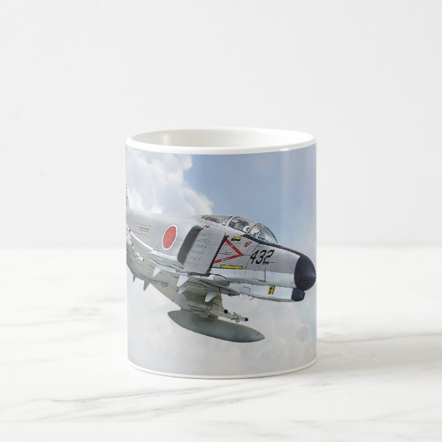 Caneca De Café McDonnell-Douglas F- 4EJ Phantom II JASDF (Centro)