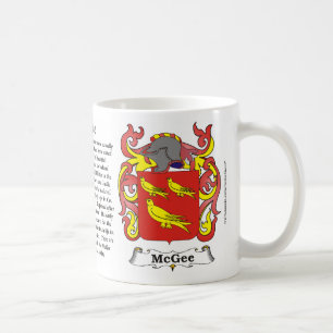 Caneca De Café McGee, a origem, o significado e a crista em a