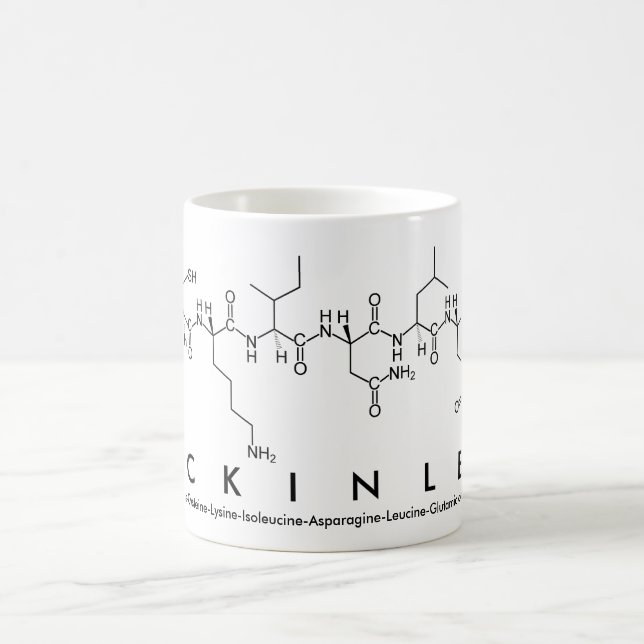 Caneca De Café Mckinley peptide name mug (Centro)