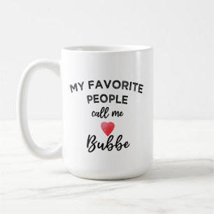 Caneca De Café Me Chame BUBBE Avó em Iídiche Avó Judia