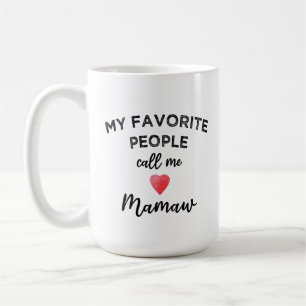 Caneca De Café Me Chame de MAMAW Apelido de Vovó do Sul dos Apala