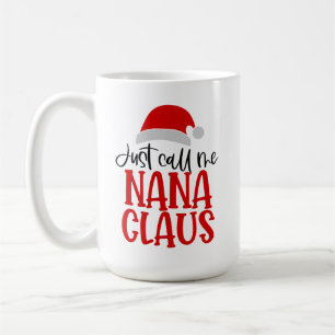 Caneca De Café Me Chame De Nana Claus-56768