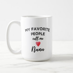 Caneca De Café Me Chame de Vovó Camiseta Clássica de Avó