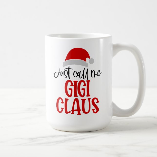 Caneca De Café Me Chame Gigi Claus-56374 (Direita)