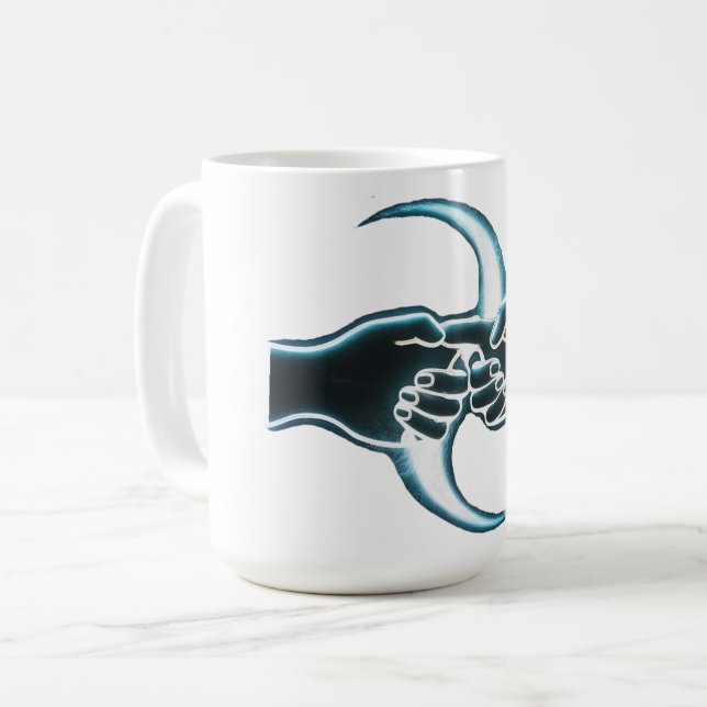 CANECA DE CAFÉ ME DÊ SUA MÃO (Frente Esquerda)