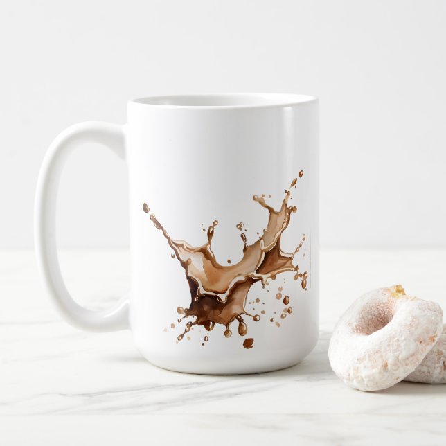 Caneca De Café Me Messy, Never! (Com Donut)