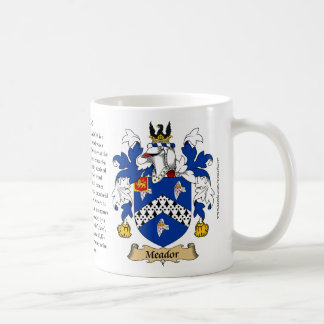 Caneca De Café Meador, a origem, o significado e a crista