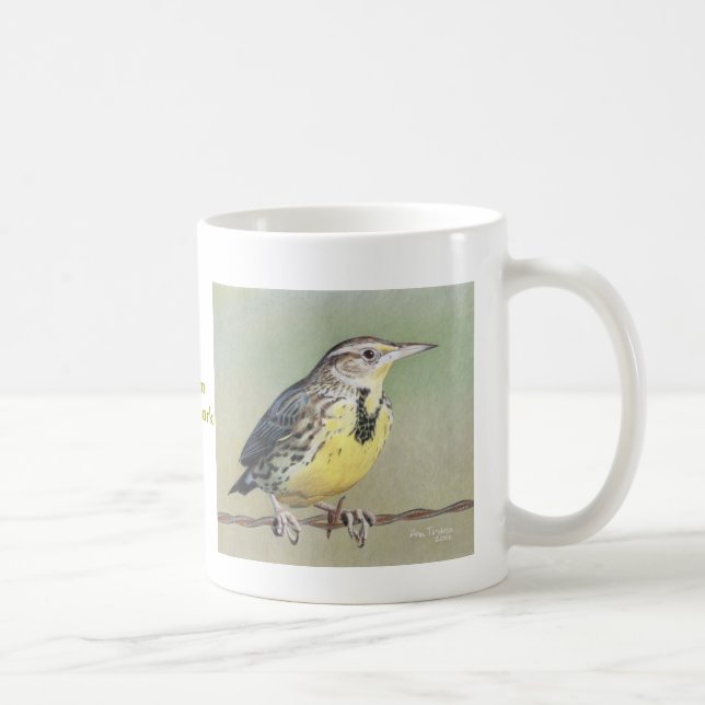 Caneca De Café Meadowlark ocidental (Direita)