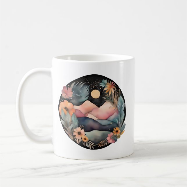 Caneca De Café Meadows da Meia-Noite: Sangue Lua (Esquerda)