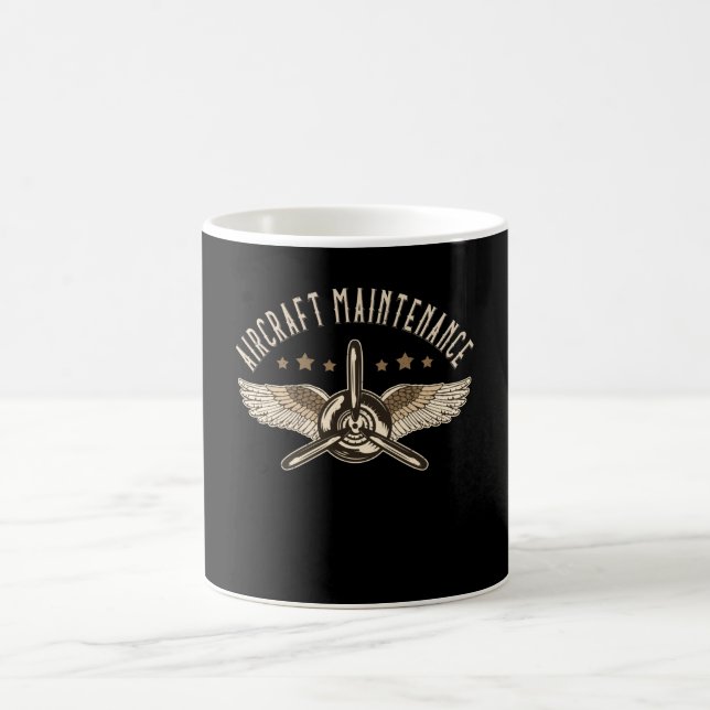 Caneca De Café Mecânica da aeronave de manutenção de aeronaves (Centro)