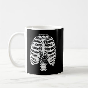 Caneca De Café Mecânica do esqueleto do Engenheiro mecânico