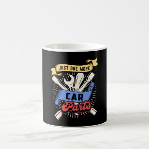 Caneca De Café Mecânica Do Motor De Automóvel Mecânico De Carr