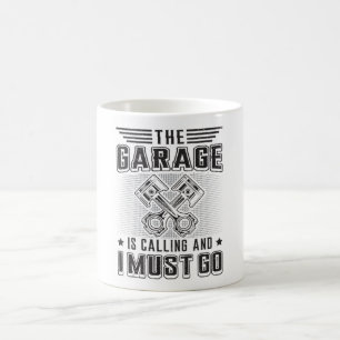 Caneca De Café Mecânica para reparação mecânica de garagem funny 