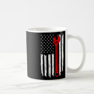 Caneca De Café Mecânico Automotivo Dia da Independência Patriótic