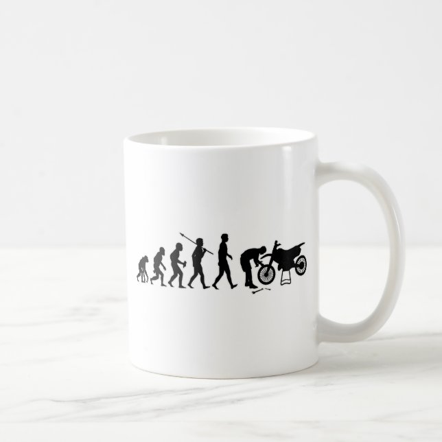 Caneca De Café Mecânico da bicicleta da sujeira (Direita)