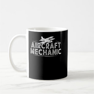 Caneca De Café Mecânico de Aeronaves Mecânico de Aviões Material 