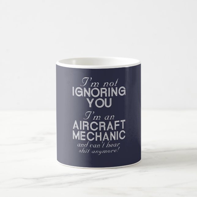 Caneca De Café Mecânico de aviões (Centro)