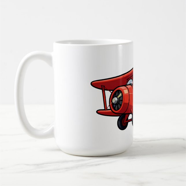 Caneca De Café Mecânico de Desenho Animado Fofo com Ilustração de (Esquerda)