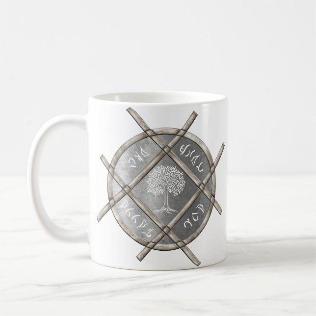 Caneca De Café Médaillon argenté symbolique (Esquerda)