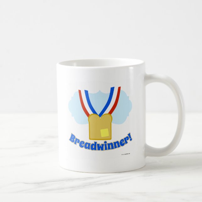 Caneca De Café Medalha Breadwinner Cartoon Life (Direita)