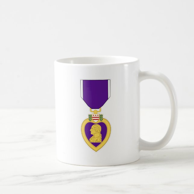 Caneca De Café Medalha de Purple Heart (Direita)