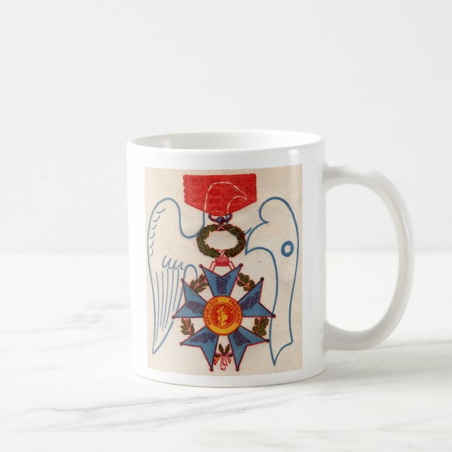 Caneca De Café Medalha do Legion d'Honneur de Napoleon (Direita)