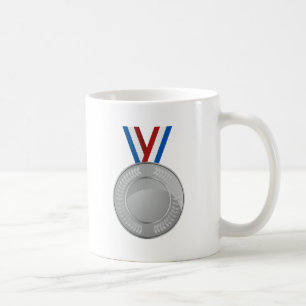 Caneca De Café Medalhista de prata
