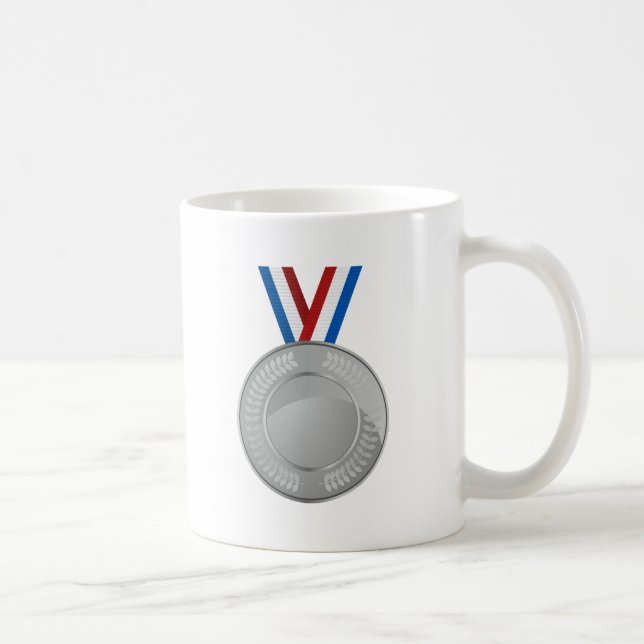 Caneca De Café Medalhista de prata (Direita)