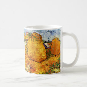 Caneca De Café Medas de feno na Provença por Vincent van Gogh