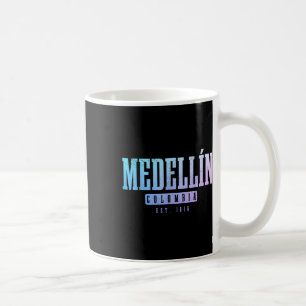 Caneca De Café Medellin Colombia Pride Souvenir Colombiano