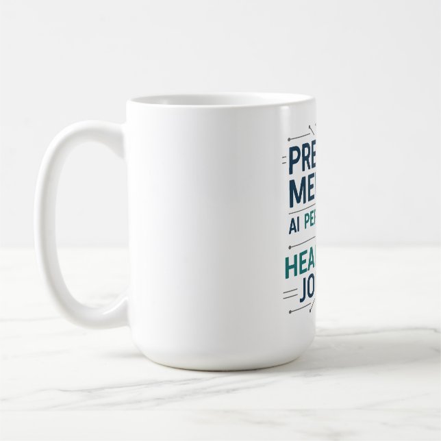 Caneca De Café Medicina Precision - Personalização da IA no setor (Esquerda)
