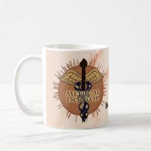 Caneca De Café Médico Caduceu
