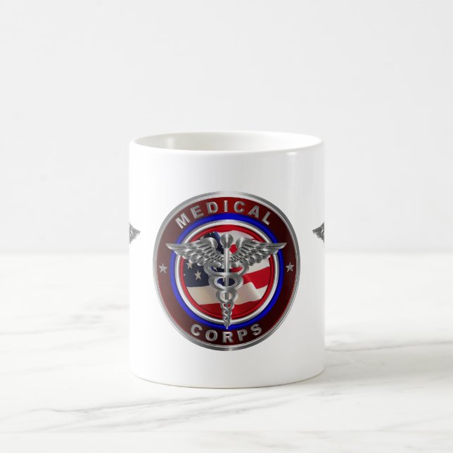 Caneca De Café Médico Corpo Veterano (Centro)