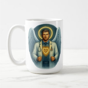 Caneca De Café Médico da Luz - Garrafa de Água Calorosa Angélica