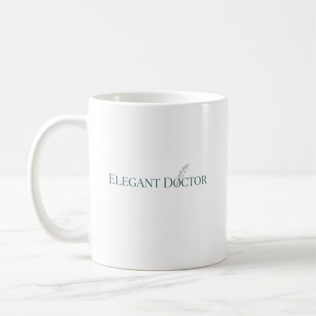 Caneca De Café Médico Elegante (Esquerda)