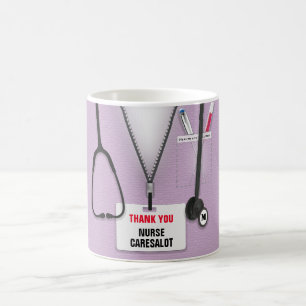 Caneca De Café Médico, enfermeiro ou cuidador