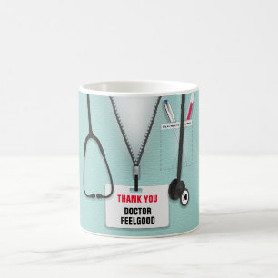 Caneca De Café Médico, enfermeiro ou prestador de cuidados