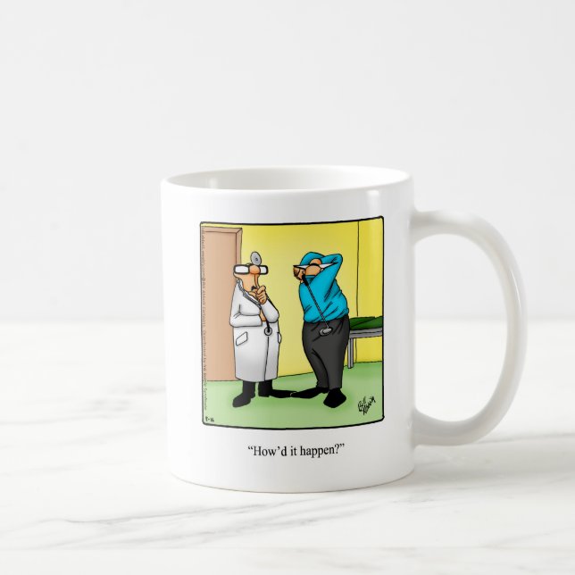 Caneca De Café Médico Humor Mug "Spectickles" (Direita)