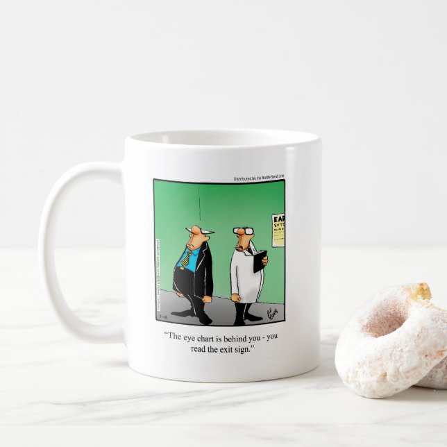 Caneca De Café Médico/Médico Humor Mug Personalizável (Com Donut)