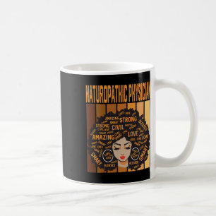 Caneca De Café Médico Naturopata Poderoso Mês da História Negra