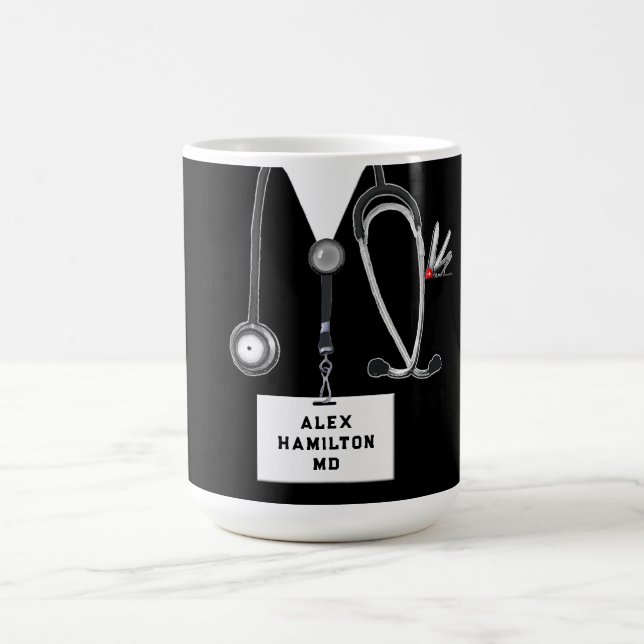 Caneca De Café Médico Personalizado (Centro)
