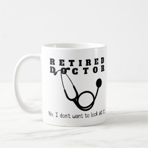Caneca De Café Médico Reformado com Stethoscope e Sassy Engraça