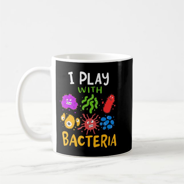 Caneca De Café médico-tecnólogo microbiologista doa diversão (Esquerda)